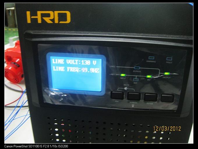 Gelijkstroom-Begin 120/220Vac Online Hoge Frequentie UPS met Schommelingsbescherming