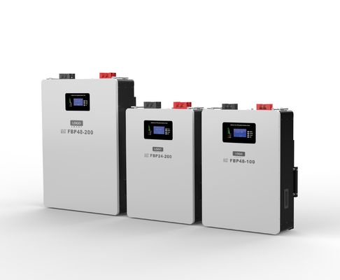 Wandmontage 25,6V 48V 100 - 300AH Lithium ijzeren batterij